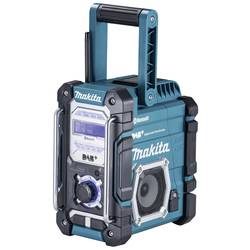 Makita DMR112 DAB+ Baustellenradio AUX, Bluetooth®, UKW, USB spritzwassergeschützt Türkis, Schwarz