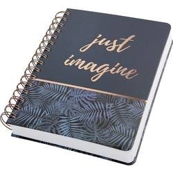 Jolie Notizbuch Mystic Jungle A5, Dot, Blau