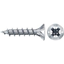 Fischer Power-Fast II 670141 Spanplattenschrauben 3.5 mm 25 mm Kreuzschlitz Pozidriv Stahl galvanisch verzinkt 1000 St.