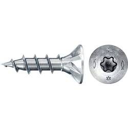Fischer Power-Fast II 670147 Spanplattenschrauben 4 mm 16 mm T-Profil Stahl galvanisch verzinkt 200 St.
