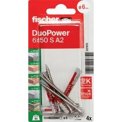 FISCHER Nylondübel DUOPOWER S A2 K