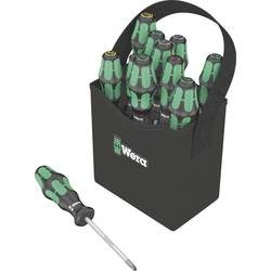 Werkstatt Schraubendreher-Set 11teilig Wera Kraftform 2go 300 Schlitz, Kreuzschlitz Pozidriv, Kreuzschlitz Phillips,