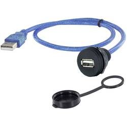 USB 2.0 Typ A Chassisbuchse, Einbau 1310-1018-02 M22 encitech Inhalt: 1 St.