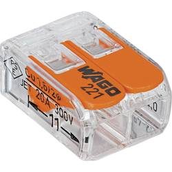 Wago 221-412 COMPACT Verbindungsklemme 2 x 4 mm², 100 Stück