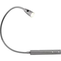 LED-Nachttischlampe 1.5 W EEK: LED (A++ - E) Warm-Weiß Heitronic Berta 27745 Silber