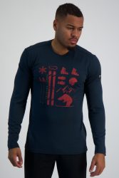 Super.Natural Herren Skiing Bear Longsleeve