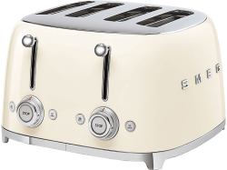 SMEG 50's Retro Style 4 Scheiben Toaster crème