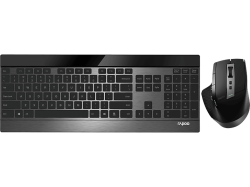 Rapoo, Rapoo 9900M - Tastatur & Maus (Schwarz)