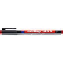Edding Folienstift 140 S permanent pen super fine Rot 4-140002