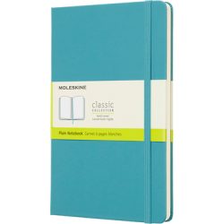 Moleskine Reef Blue Notebook Large Plain Hard