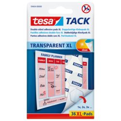 tesa® TACK – doppelseitige Klebepads Transparent tesa Inhalt: 1 Pckg.