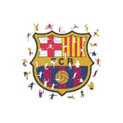 Iconic Puzzle Holz-Puzzle FC Barcelona ? Logo