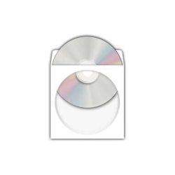 Herma 1140 CD Envelope Case Adhesive 100Pcs - Papierhüllen (Weiss)