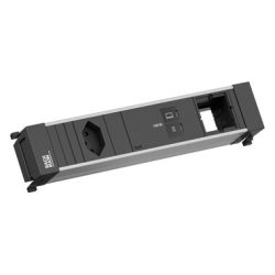 Bachmann Einbausteckerleiste POWER FRAME M 1xT13 1xUSB C/C 100W 1xCM