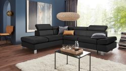 exxpo - sofa fashion Ecksofa, mit Kopf- bzw. Rückenverstellung, wahlweise mit Bettfunktion und Bettkasten