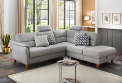 Home affaire Ecksofa »Palmera«, Federkern, wahlweise mit Bettfunktion und mit/ohne Stauraum
