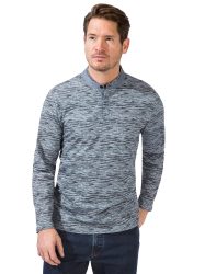 Marco Donati Langarm-Shirt im modischen All-over-Print.