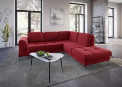 sit&more Ecksofa »Bendigo V«, inklusive Sitztiefenverstellung, Bodenfreiheit 12 cm, wahlweise in 2 unterschiedlichen Fussfarben