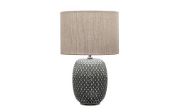 Tischleuchte, Pauleen, »Pretty Classy 1x Dunklelgrau/Beige«