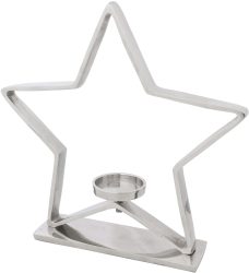 Creativ deco Kerzenhalter »Weihnachtsdeko«, (1 St.), in Stern-Form, Höhe ca. 42 cm