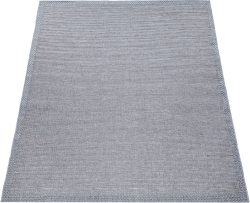Paco Home Teppich »Quebec 135«, rechteckig, 2 mm Höhe, Flachgewebe, meliert, In- und Outdoor geeignet, Wohnzimmer
