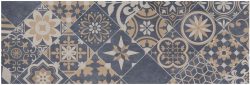 Primaflor-Ideen in Textil Vinyl-Läufer »Küchenläufer VERSAILLE«, rechteckig, 2,5 mm Höhe, Küchenläufer aus Vinyl, abwischbar, Motiv Fliesenoptik Ornamente, Küche