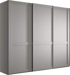 WIEMANN Schwebetürenschrank »Göteborg«, Querriegel und Griffleisten im Korpusfarbton