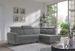 exxpo - sofa fashion Ecksofa »Monte, Kopfteile verstellbar, optional mit Bettfunktion & Bettkasten« L- Form, mit Kopfteilverstellung, optional Bettfunktion und Bettkasten