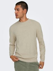 ONLY & SONS Strickpullover »ONSLOUI REG 12 MEL CREW KNIT NOOS«