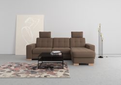 sit&more Ecksofa, wahlweise mit Bettfunktion und Bettkasten