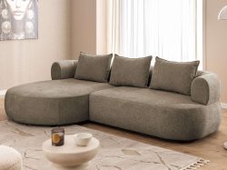 Home affaire Ecksofa »LUSSAC L-Form Design-Sofa mit Zierkissen, Masse B/T/H: 257/159/78 cm« hoher Sitzkomfort und modernes Design, Sofa ohne Bettfunktion