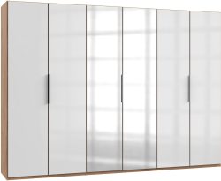 Fresh To Go Kleiderschrank »Level«, mit Glas- und Spiegeltüren