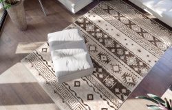 calo-deluxe Teppich »Ruzica-303«, rechteckig, 6 mm Höhe, Flachgewebe, Vintage Design, Wohnzimmer