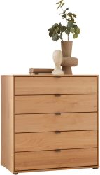 WIEMANN Schubkastenkommode »Cardiff Sideboard, Wäscheschrank, teilmassiv Erle, mit Schubladen« Glas- oder Massivholzfront, verschiedene Breiten, MADE IN GERMANY, Schubkästen inklusive Selbsteinzug und Dämpfung