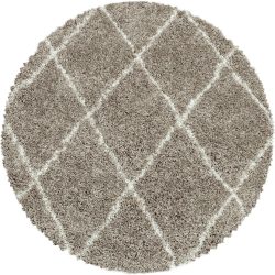 Ayyildiz Teppiche Hochflor-Teppich »ALVOR 3401«, rund, 50 mm Höhe