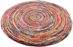 OCI DIE TEPPICHMARKE Teppich »SIXTEEN ROUND«, rund, 25 mm Höhe, Wohnzimmer