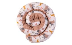 Ullenboom Baby Bettschlange Waffelpique Sand Savanne 300 cm
