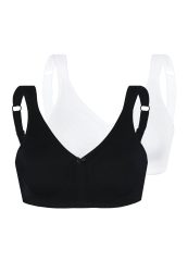 Sassa Sport-BH, (Packung, 2 tlg.), Funktioneller Soft-BH ohne Bügel