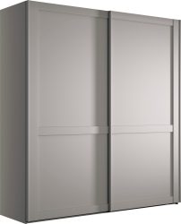 WIEMANN Schwebetürenschrank »Göteborg«, Querriegel und Griffleisten im Korpusfarbton