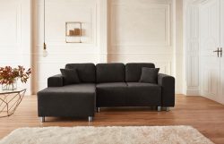 Guido Maria Kretschmer Home&Living Ecksofa »Györ«, wahlweise mit Bettfunktion und Bettkasten incl. 2 Zierkissen, democratichome Edition