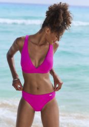 Buffalo Bikini-Hose »Bubble«, mit floralem Strukturmuster
