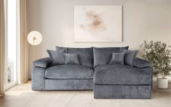 Home affaire Ecksofa »Soft&Cosy XL L-Form - Breite 246 cm«, Mega-Sofa, Cord oder Chenille-Struktur, Federkern-Polsterung