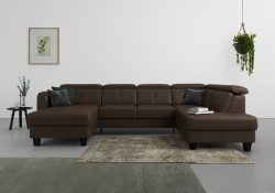 sit&more Wohnlandschaft »Bellucci«, inklusive Kopfteilverstellung und Federkern, wahlweise mit Bettfunktion und Bettkasten