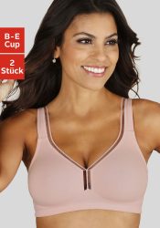petite fleur T-Shirt-BH, (Packung, 2 Stück), ohne Bügel aus Baumwolle, Basic Dessous
