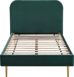 SalesFever Polsterbett, Beine Chrom goldfarben