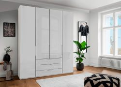 WIEMANN Drehtürenschrank »Monaco«, mit Glasfront sowie hochwertigen Beschlägen inkl. Dämpfung