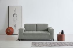 GOODproduct 2-Sitzer »Grazzo«, hochwertige Stoffe aus recyceltem Material, Steppung im Sitzbereich
