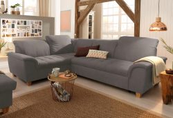 Home affaire Ecksofa »Lyla«, wahlweise mit Rückenfunktion und Bettfunktion