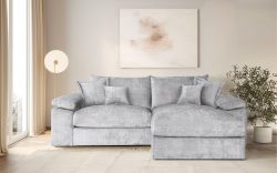 Home affaire Ecksofa »Soft&Cosy XL L-Form - Breite 246 cm«, Mega-Sofa, Cord oder Chenille-Struktur, Federkern-Polsterung