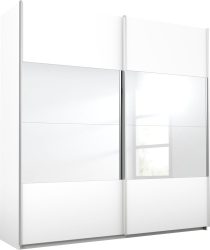home24 Schwebetuerenschrank Quadra (mit Spiegel)